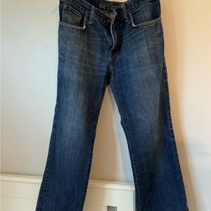 Old Navy Blue Denim Boot Cut Jeans 34x30
